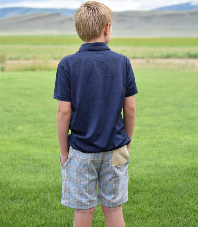 Tucker's Knit-Waist Woven Shorts for Kids