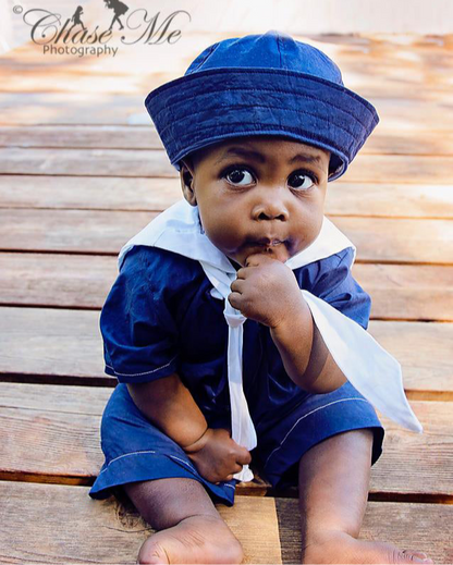 Sawyer's Sailor Hat Sizes Newborn to Adult