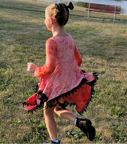 Galadriel's Lace-Trim Dress for Kids