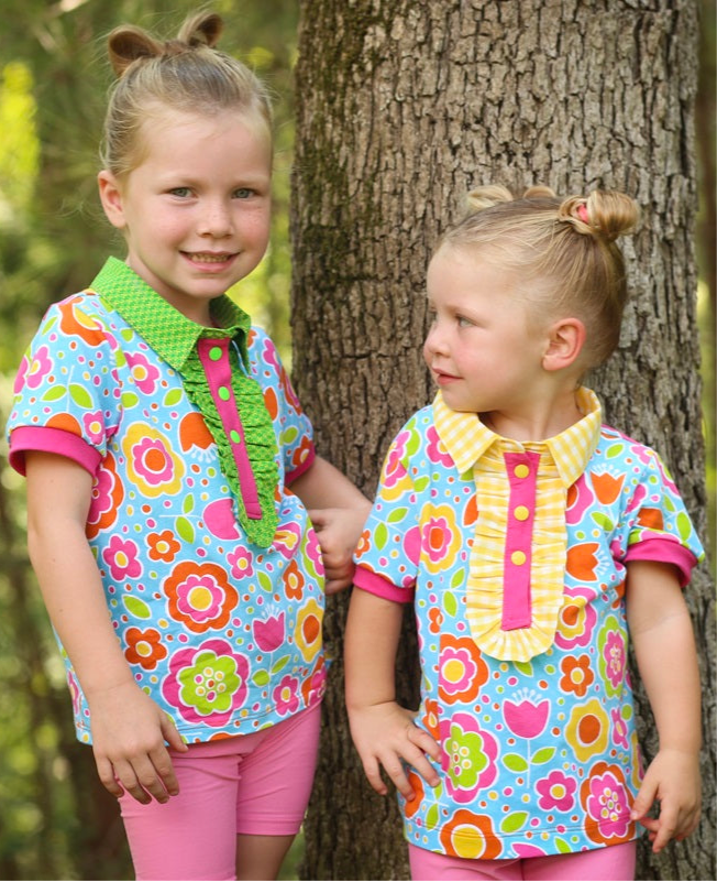 Brandi's Ruffled Polo Shirt for Kids