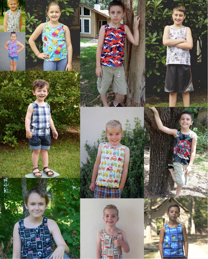 Daniel's Reversible Woven Tank Top for Kids