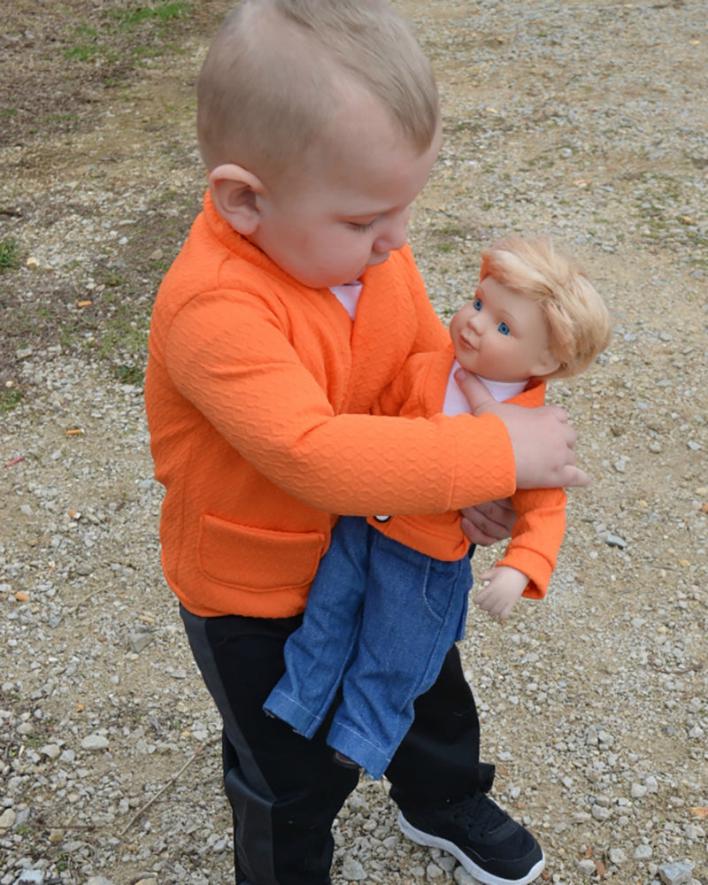 Elijah's Cardigan & Ryker's Pants for Dolls
