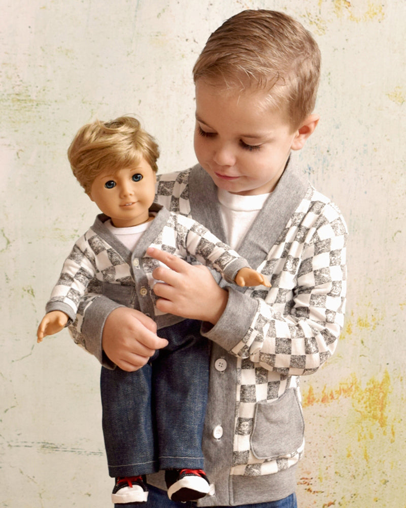 Elijah's Cardigan & Ryker's Pants for Dolls