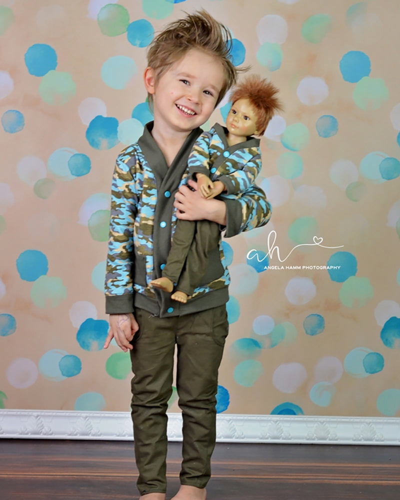 Elijah's Cardigan & Ryker's Pants for Dolls