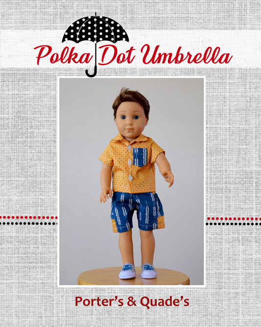 Porter's Shirt & Quade's Shorts for Dolls