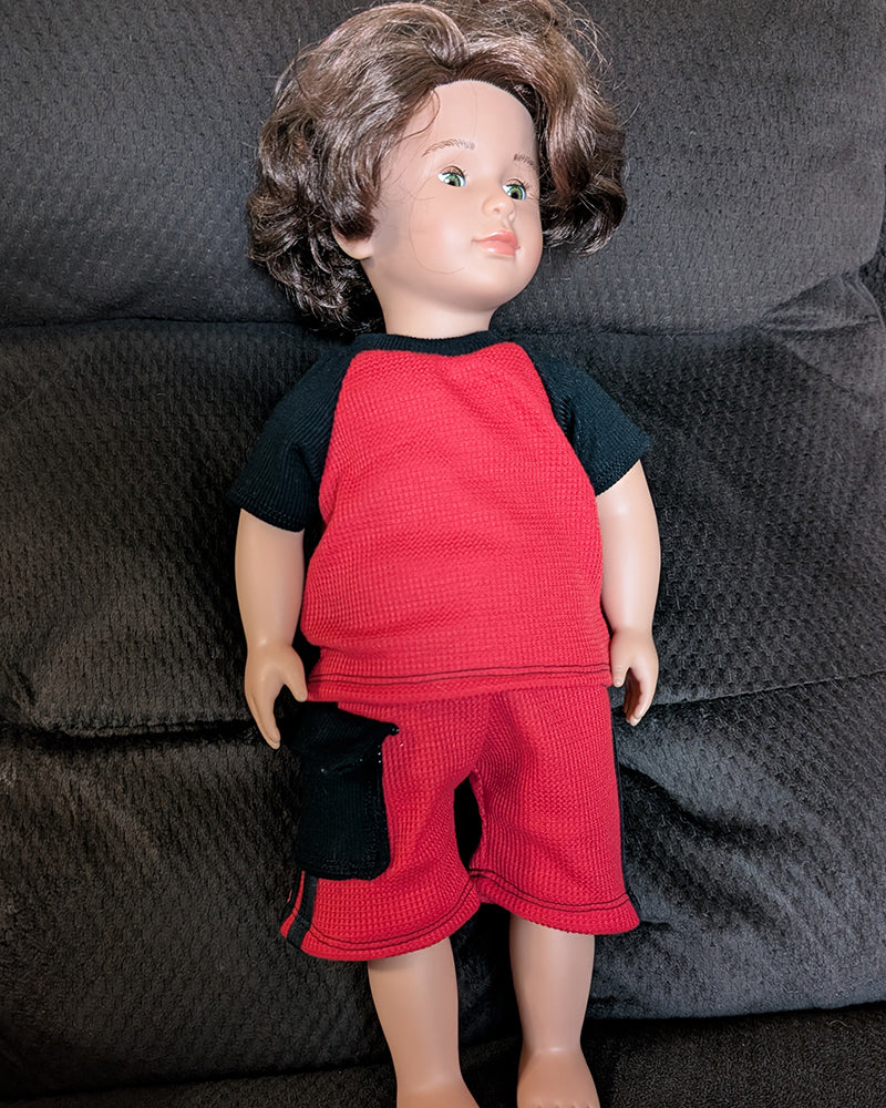 Brody's Baseball Tee & Greg's Knit Shorts for Dolls