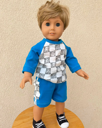 Brody's Baseball Tee & Greg's Knit Shorts for Dolls