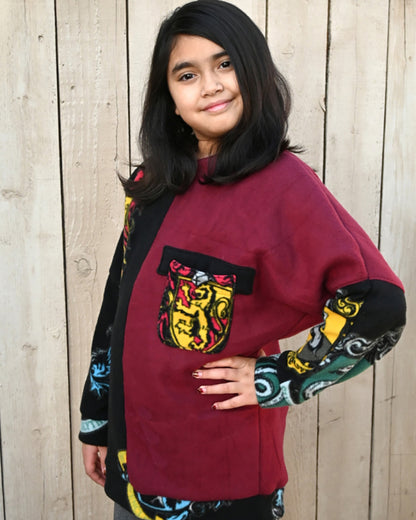 Axel's Colorblock Dolman Sweater for Kids