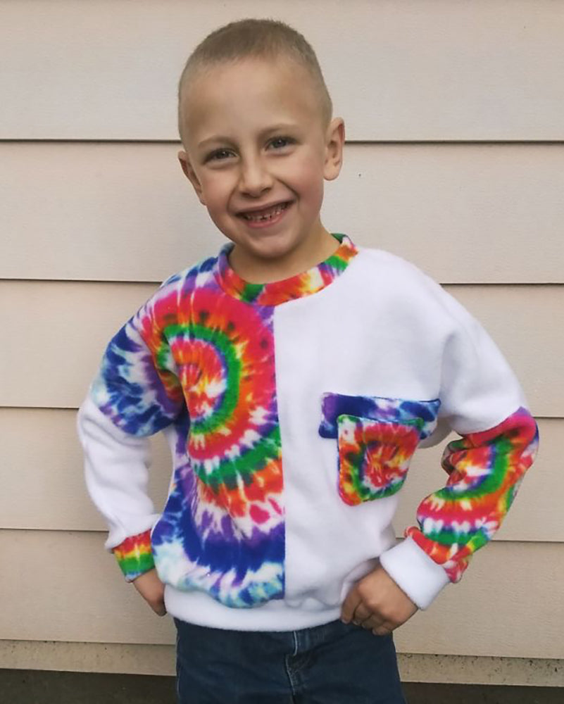 Axel's Colorblock Dolman Sweater for Kids