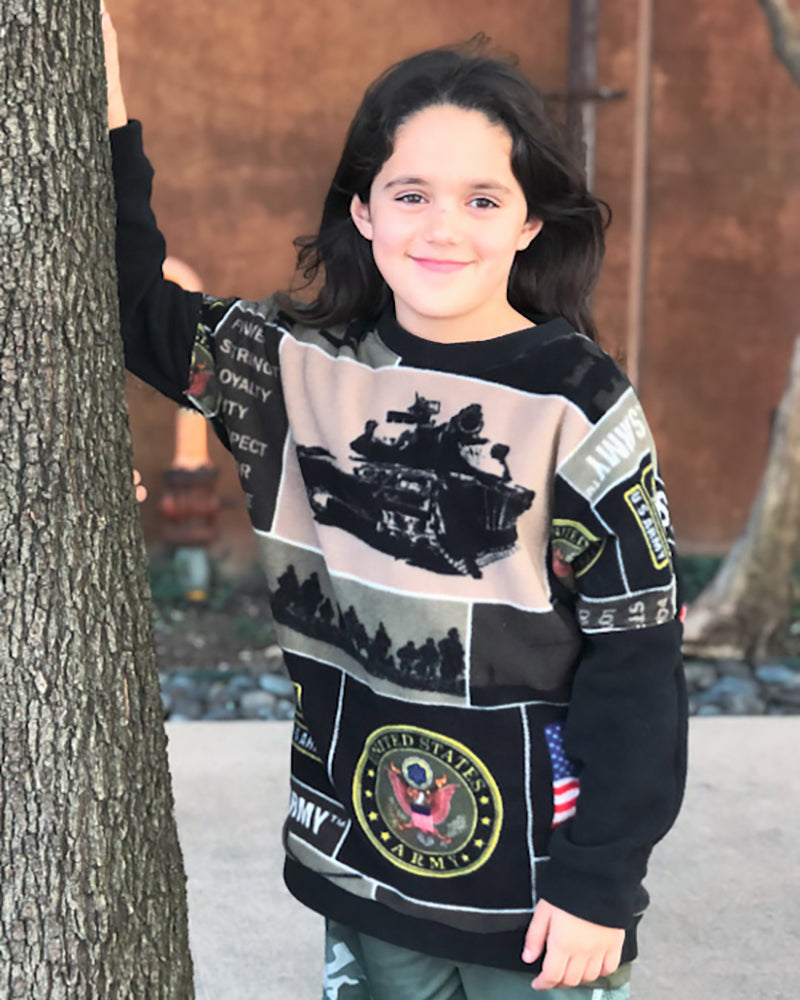 Axel's Colorblock Dolman Sweater for Kids