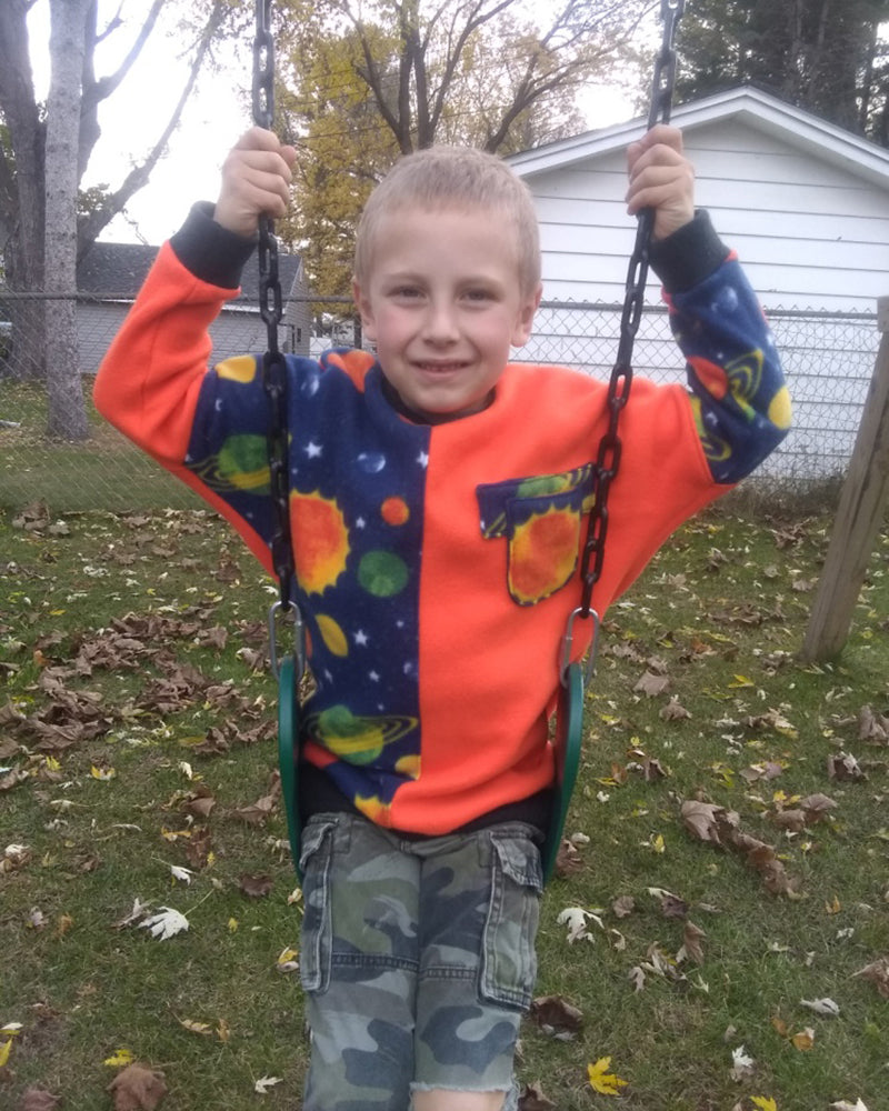 Axel's Colorblock Dolman Sweater for Kids