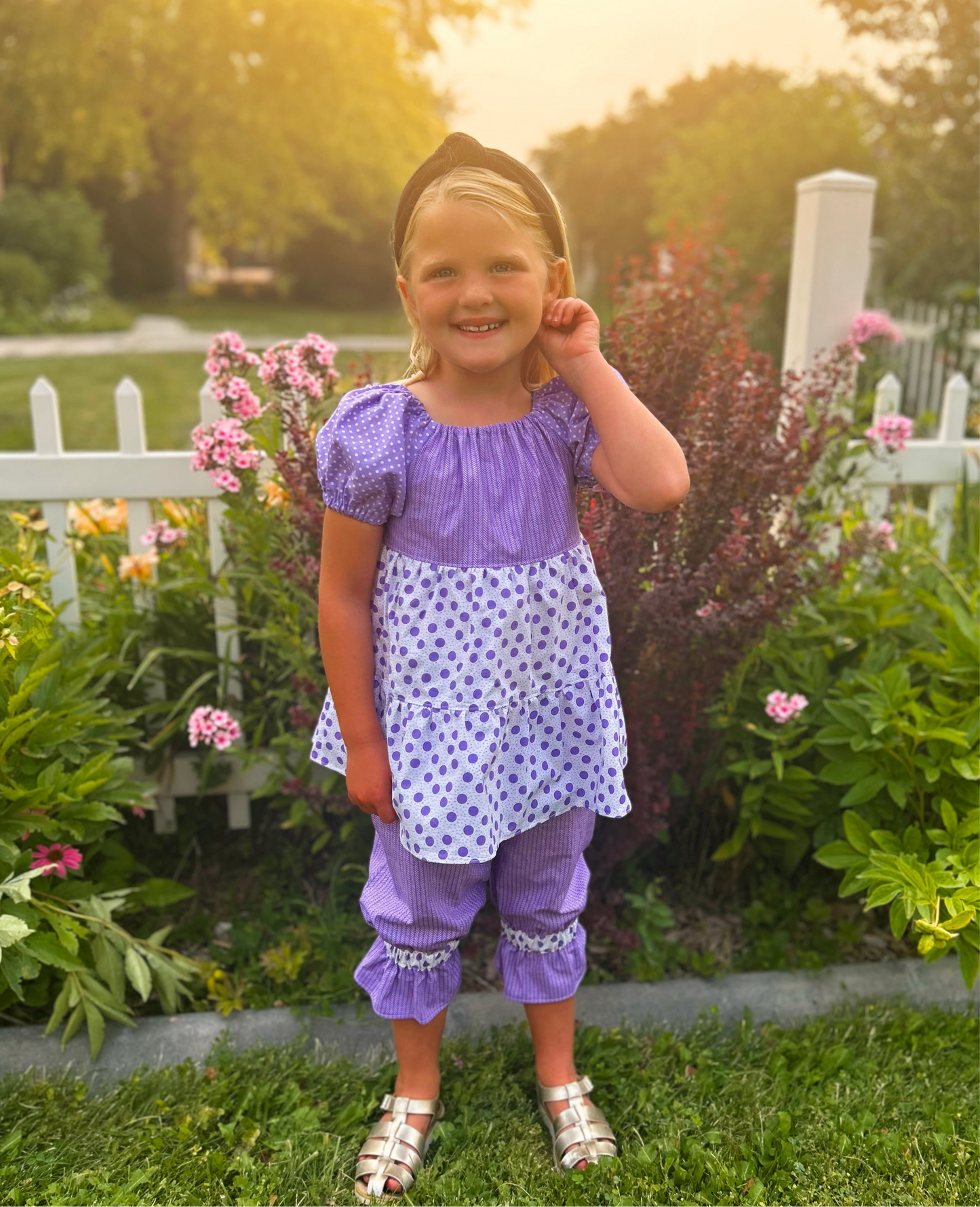 Isabella's Tiered Peasant Top for Kids