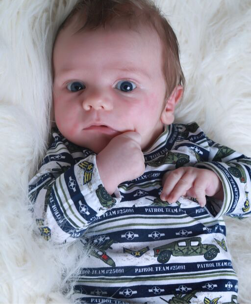 David's Knit Shirt & Footed Pants Set for Babies