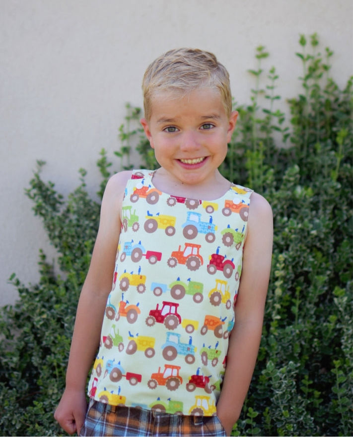 Daniel's Reversible Woven Tank Top for Kids