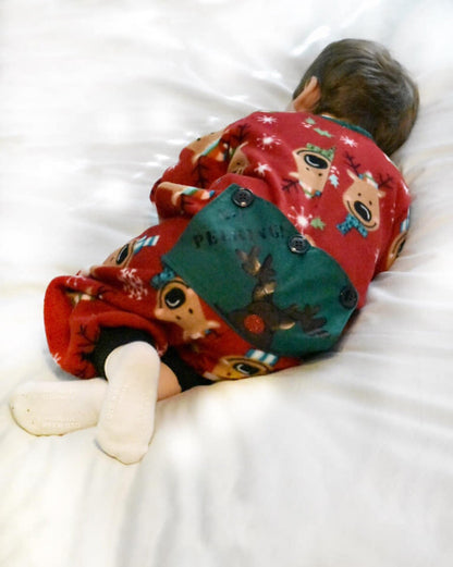 Nickolas' Drop-Bottom PJ's for Babies