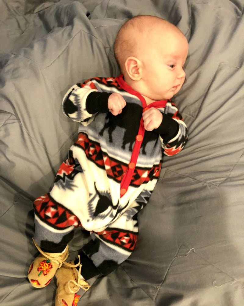 Nickolas' Drop-Bottom PJ's for Babies