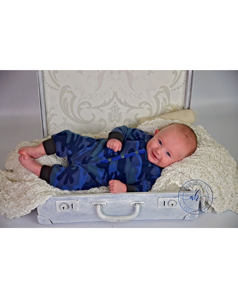 Nickolas' Drop-Bottom PJ's for Babies