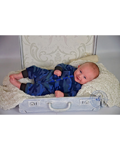Nickolas' Drop-Bottom PJ's for Babies