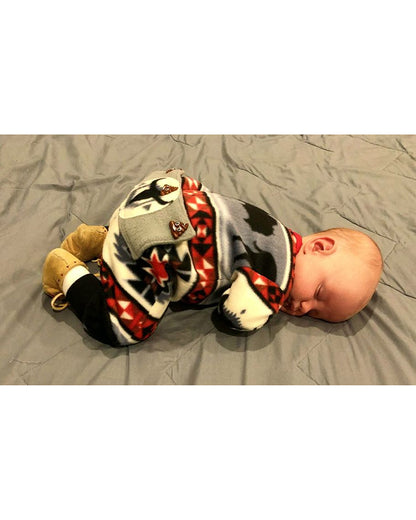 Nickolas' Drop-Bottom PJ's for Babies