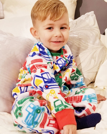 Nickolas' Drop-Bottom PJ's for Babies