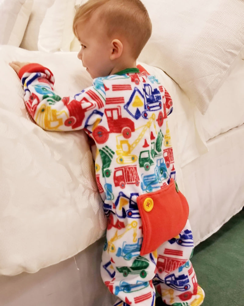 Nickolas' Drop-Bottom PJ's for Kids