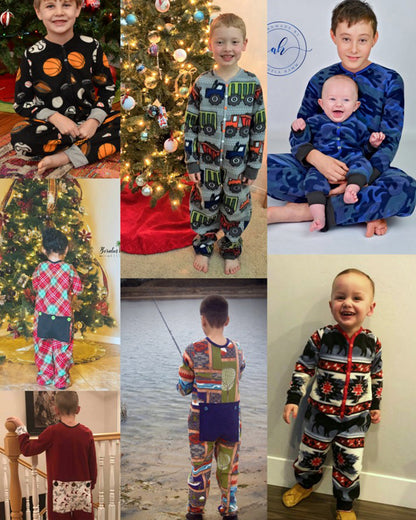 Nickolas' Drop-Bottom PJ's for Kids