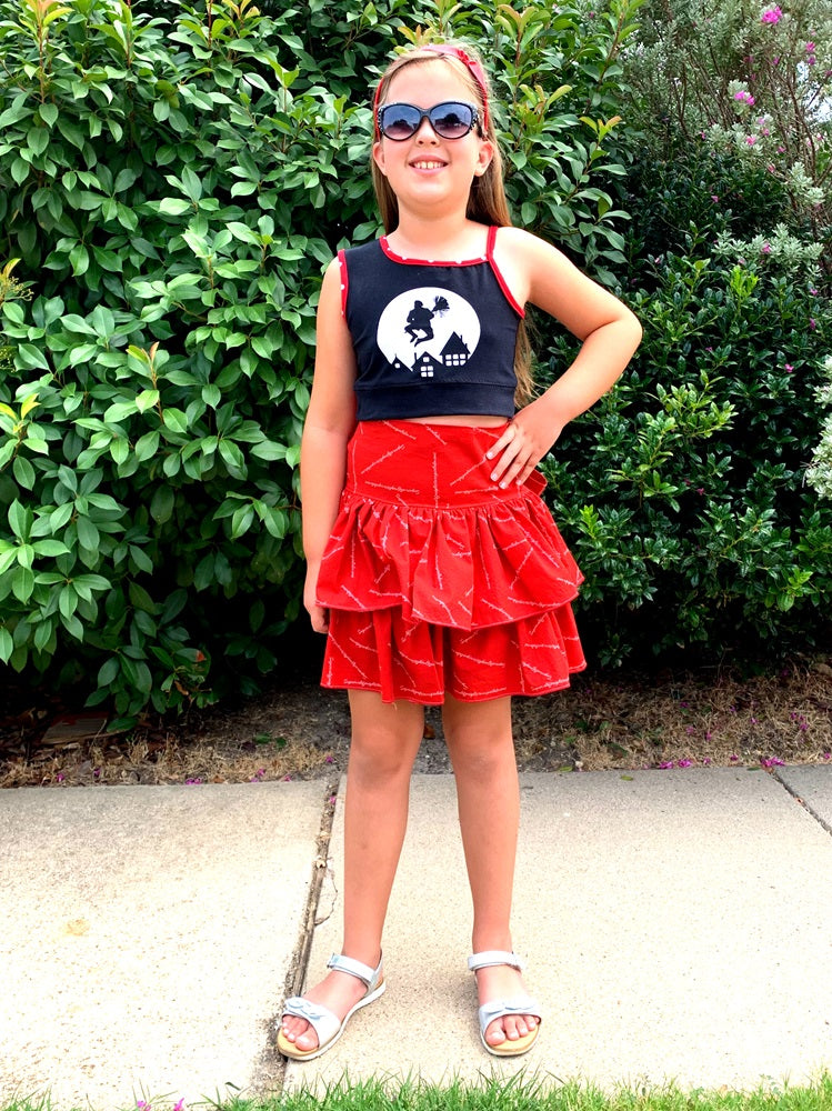 Kristen's Ruffled Skirt for Kids