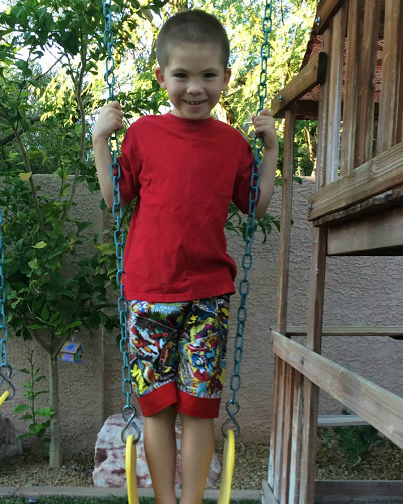 Jakob's Cuffed Shorts for Kids