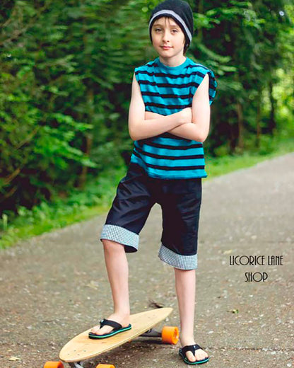 Jakob's Cuffed Shorts for Kids