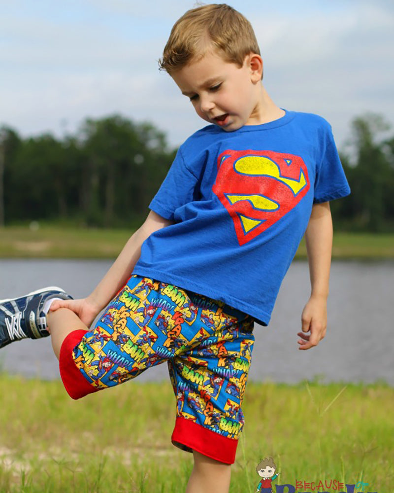 Jakob's Cuffed Shorts for Kids