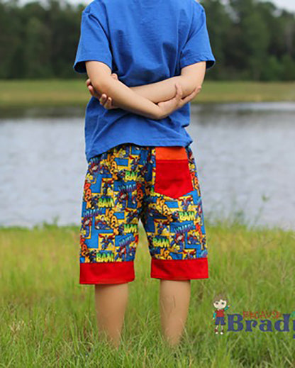 Jakob's Cuffed Shorts for Kids