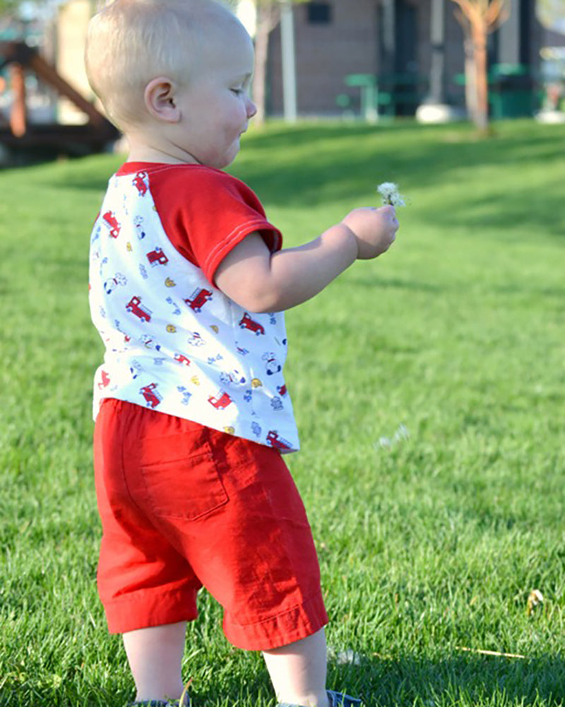 Jakob's Cuffed Shorts for Babies