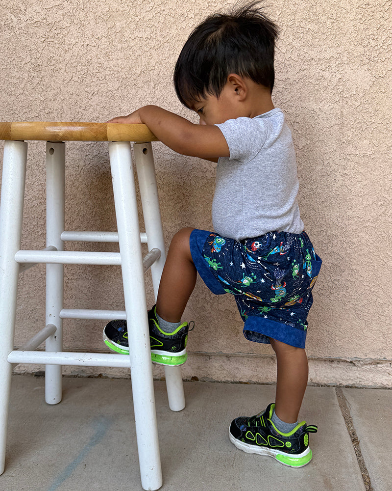 Jakob's Cuffed Shorts for Babies