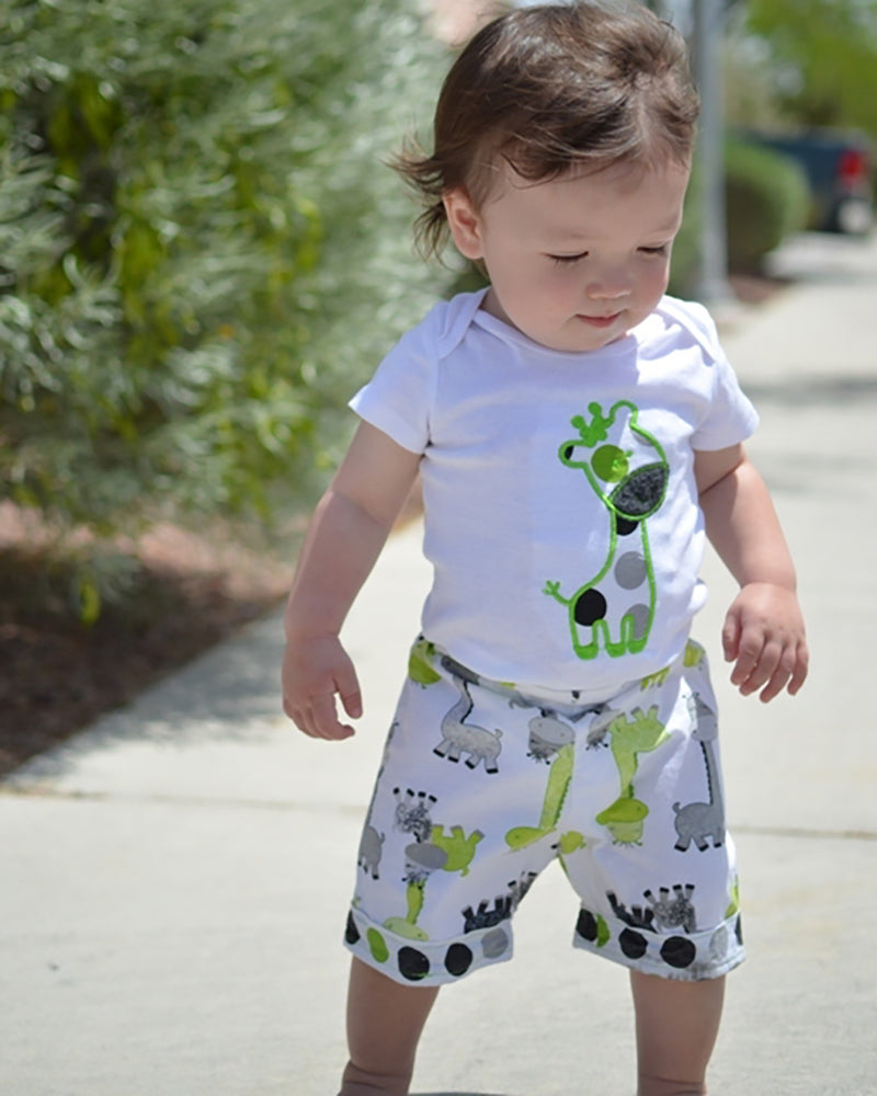 Jakob's Cuffed Shorts for Babies