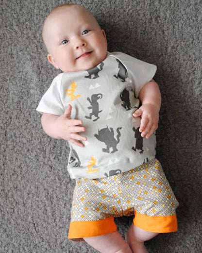 Jakob's Cuffed Shorts for Babies