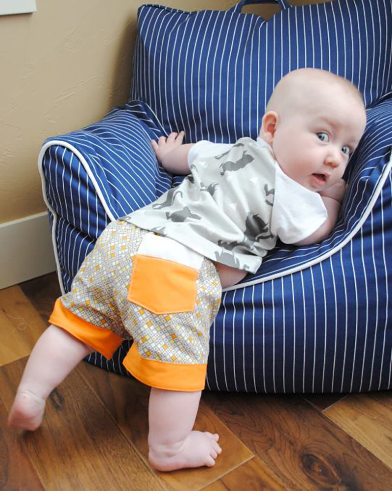 Jakob's Cuffed Shorts for Babies