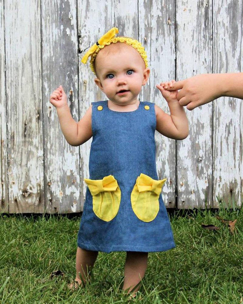 Jillian's A-Line Snap Dress for Babies
