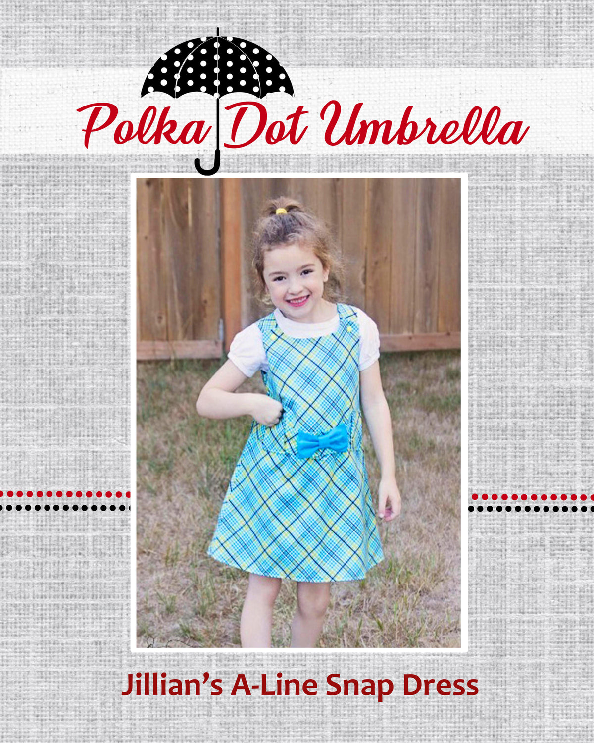 Jillian's A-Line Snap Dress for Kids