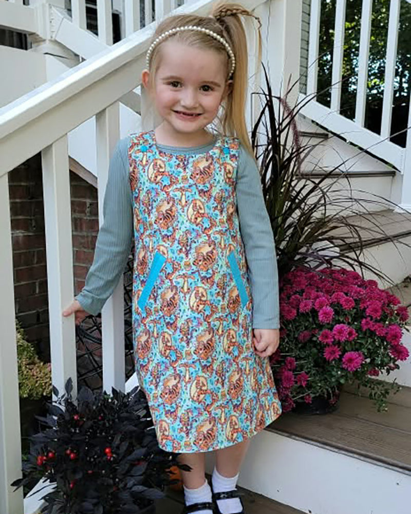 Jillian's A-Line Snap Dress for Kids