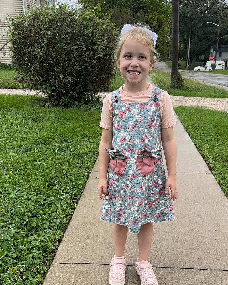 Jillian's A-Line Snap Dress for Kids