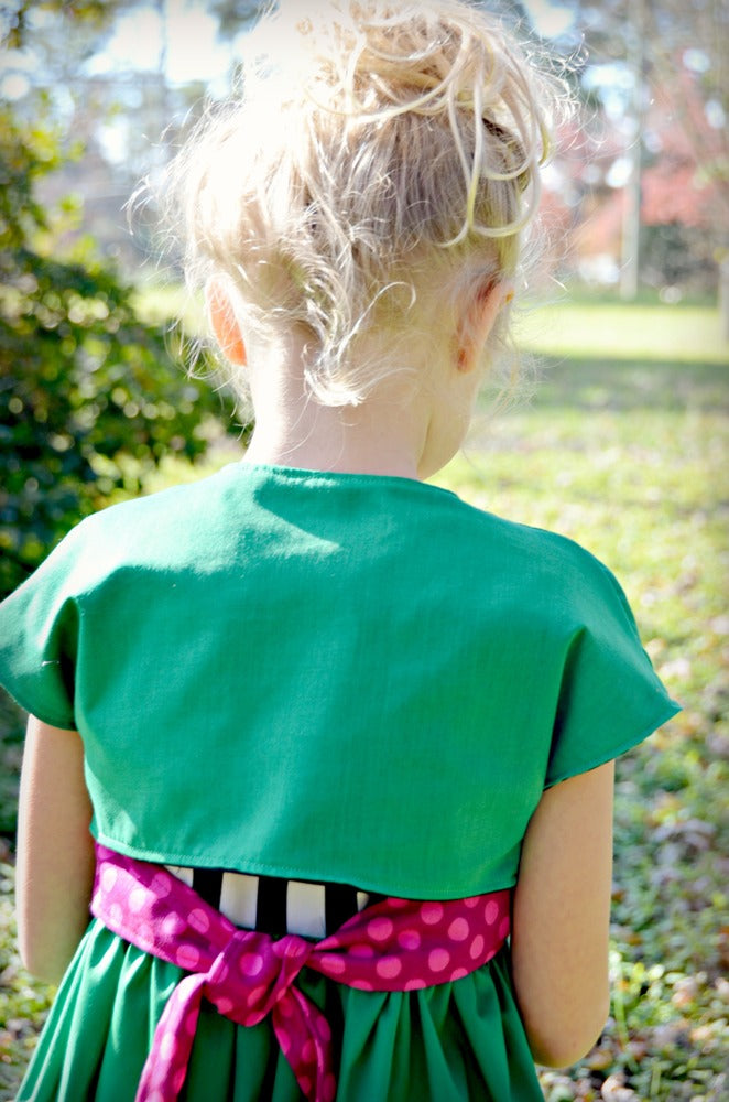 Karlene's Bow, Button, or Simple Shrug for Kids