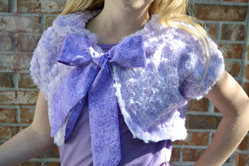 Karlene's Bow, Button, or Simple Shrug for Kids