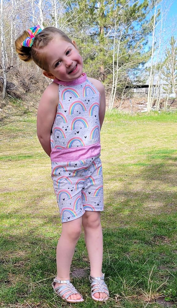 Kinzleigh's Pageant Romper for Kids