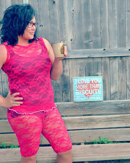 Tansy's Knit Pajamas for Adults