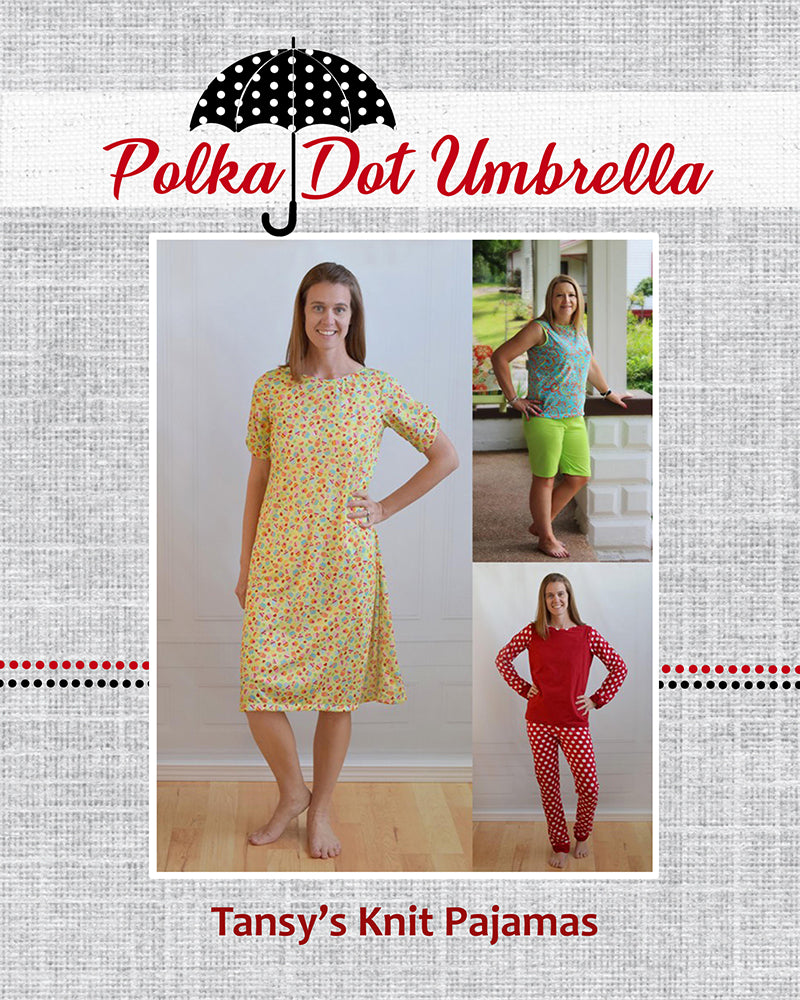 Tansy's Knit Pajamas for Adults