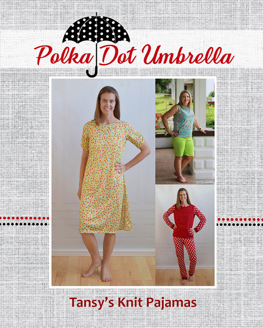 Tansy's Knit Pajamas for Adults