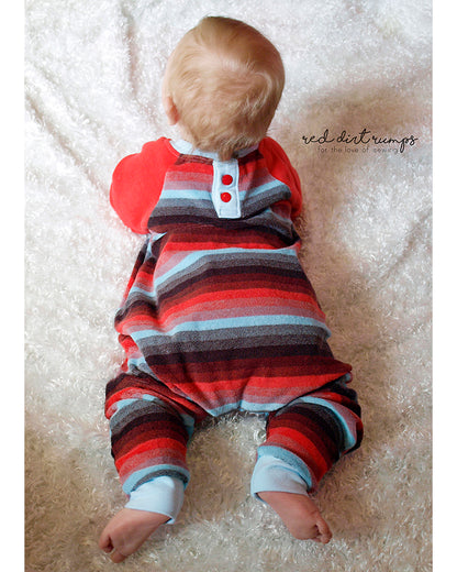 Mason's Raglan Harem Romper for Babies and Toddlers