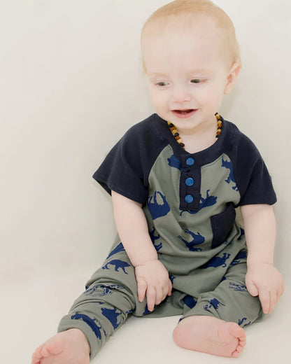 Mason's Raglan Harem Romper for Babies and Toddlers