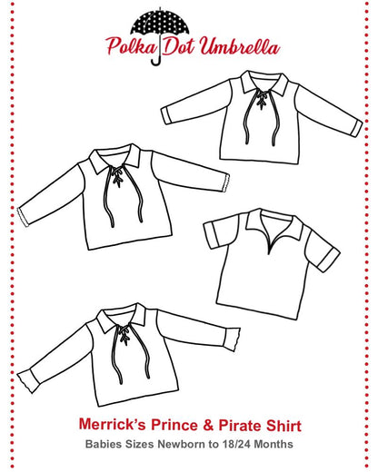 Merrick's Prince & Pirate Shirt for Babies