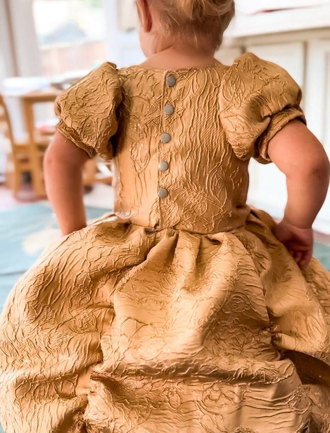 Nancy's Fancy Ruched Dress for Kids